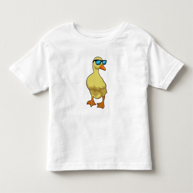 Ente mit Sonnenbrille Kleinkind T-shirt (Vorderseite)