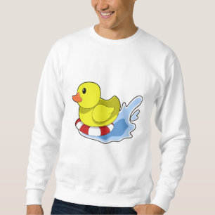 Ente mit Swim-Ring in Wasser.PNG Sweatshirt