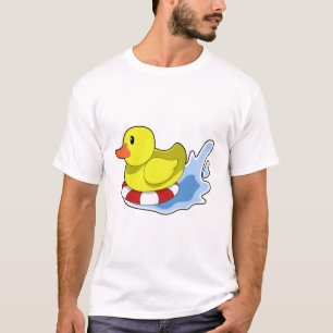 Ente mit Swim-Ring in Wasser.PNG T-Shirt
