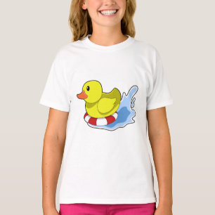 Ente mit Swim-Ring in Wasser.PNG T-Shirt