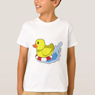 Ente mit Swim-Ring in Wasser.PNG T-Shirt