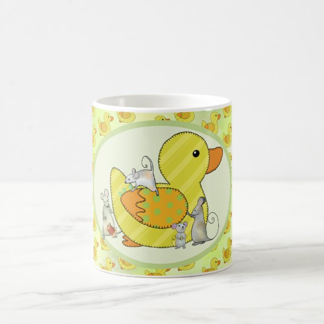 Ente nähen  kaffeetasse (Mittel)