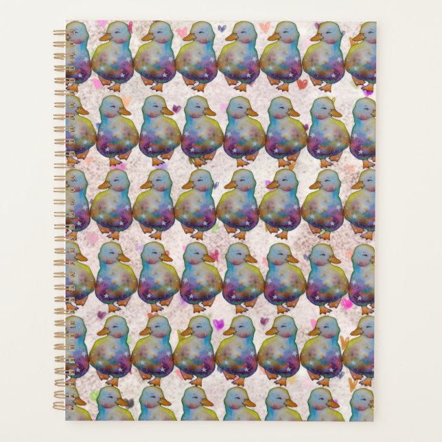 Ente namens Regenbogen Planer (Vorderseite)