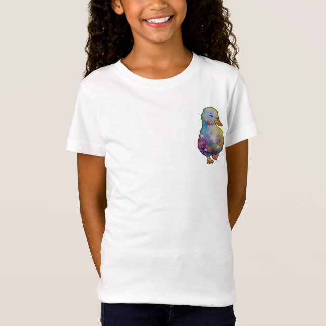 Ente namens Regenbogen T-Shirt (Vorderseite)
