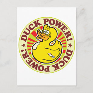 Ente Power! Postkarte