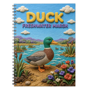 Ente, Süßwassermarsch-Ton-Kunst Notizblock