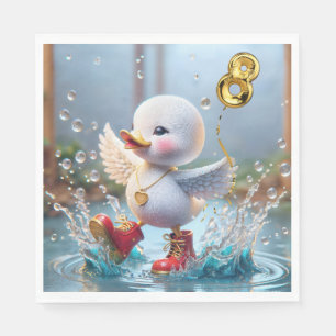 Ente Tanz im Regenwald Serviette