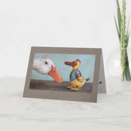 Ente und antike Ente Karte