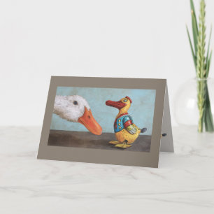 Ente und antike Ente Karte