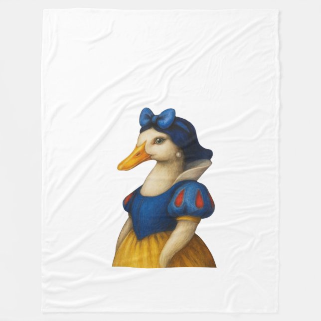 Ente unik  fleecedecke (Vorderseite)