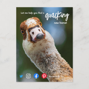 Ente wunderschönes phantastisches Anwesen Agent Ma Postkarte