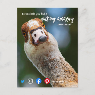 Ente wunderschönes phantastisches Anwesen Agent Ma Postkarte