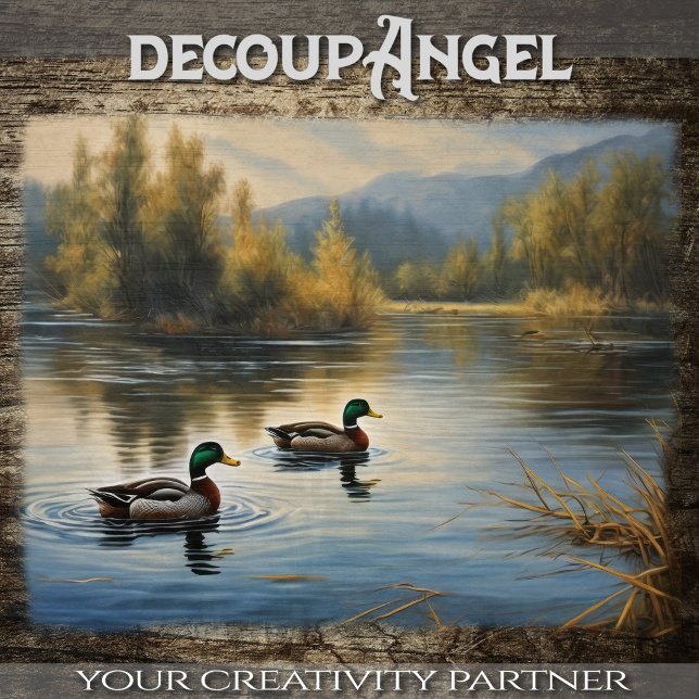 Enten am See - Decoupage - Seidenpapier (Von Creator hochgeladen)