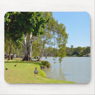 Enten auf dem Fluss Murray Australia, Mousepad