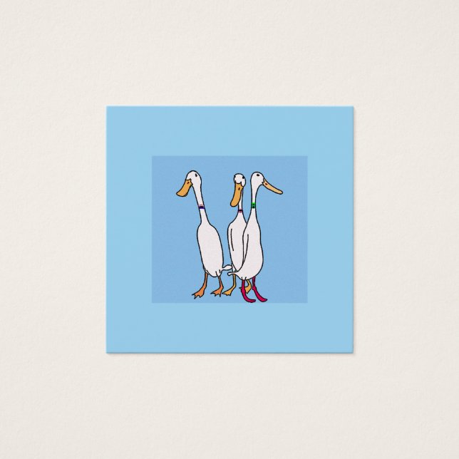 Enten aus niedlichen Cartoon (Vorderseite)