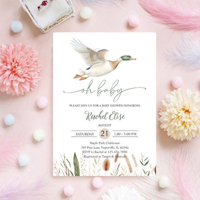 Enten-Baby-Party Einladung (Von Creator hochgeladen)