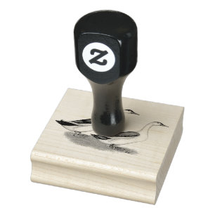 Enten: Blaue Elster Gummistempel