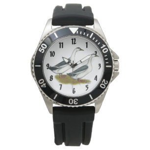 Enten: Blue Magpies Armbanduhr