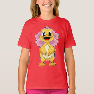 Enten-Braut-Schleier-Hochzeit T-Shirt