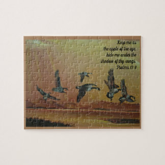 Enten, die fliegen puzzle