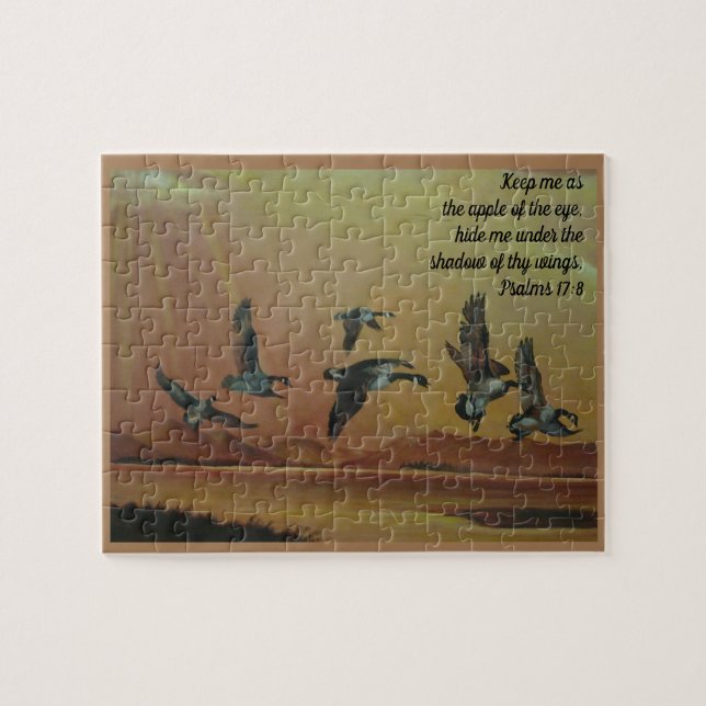 Enten, die fliegen puzzle (Horizontal)
