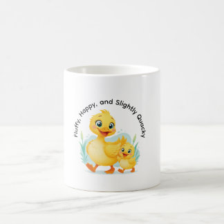 Enten-Duo des Glücks Kaffeetasse
