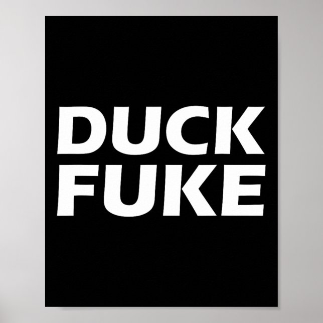 Enten-E-Funny-Sketll-Rivalität  Poster (Vorne)