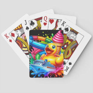 Enten, Eiskrem, Kreuzfahrten Spielkarten