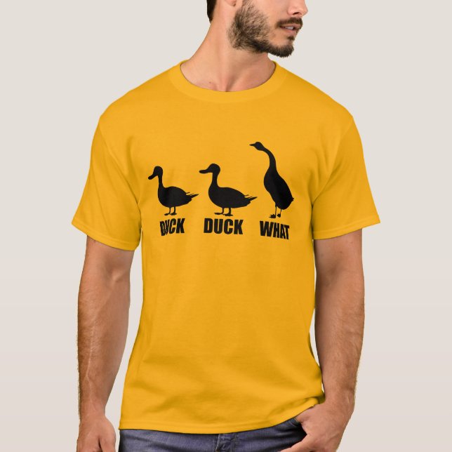 Enten-Ente welche Gans T-Shirt (Vorderseite)