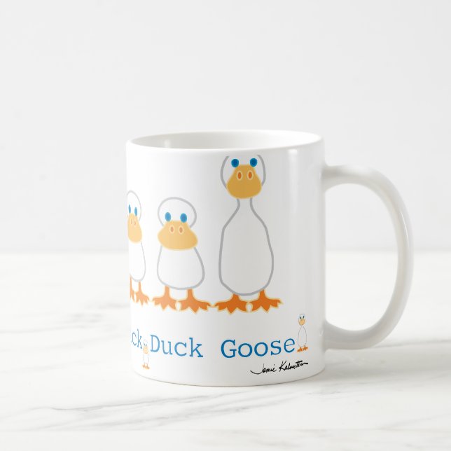 Enten-Enten-Gans-Kaffee-Tasse Kaffeetasse (Rechts)