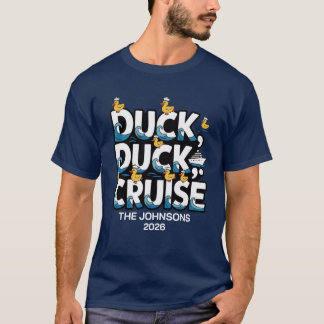 Enten Enten Kreuzfahrt Familienreise Benutzerdefin T-Shirt