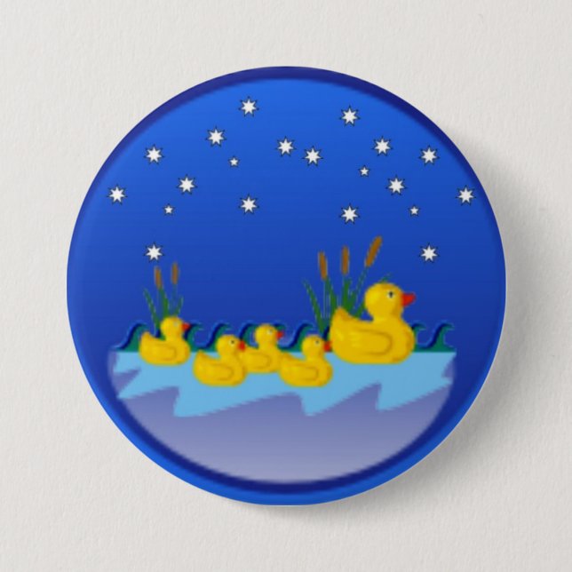 Enten-Family-Button Button (Vorderseite)