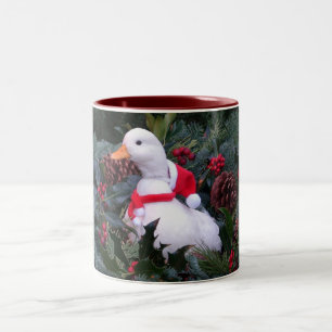 Enten-Feiertags-Tasse Zweifarbige Tasse