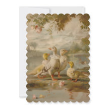 Enten - flache Einladungsgröße: 12,7 cm x 17,8 cm