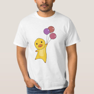 Enten fliegen mit Balloons süße Tiere für T-Shirt