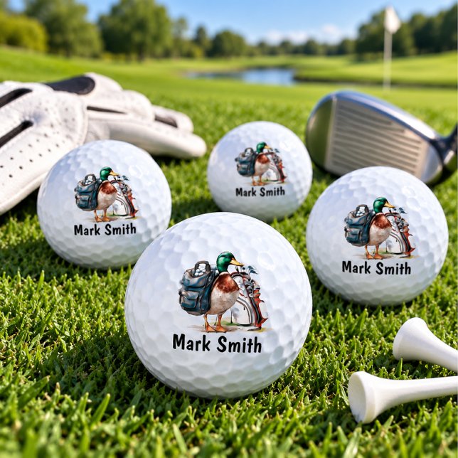 Enten-Golfer  Golfball (Von Creator hochgeladen)