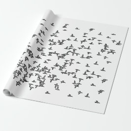 Enten-im Flug - Enten-Jagd-Kunst Geschenkpapier