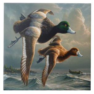 Enten im Flug Fliese