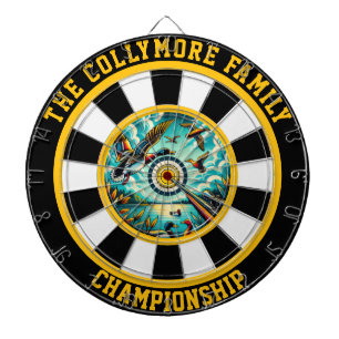 Enten im Flug Ziel Kunst Dartscheibe