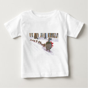 Enten in Boston häufig während der Winterferien Baby T-shirt