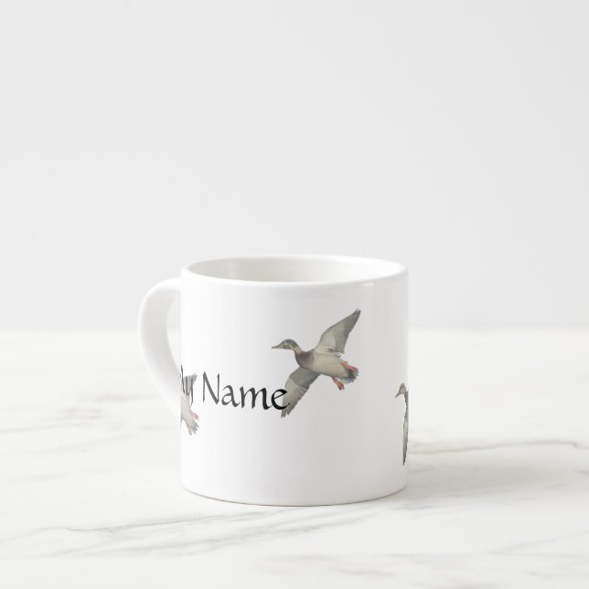 Enten in der Tasse Espresso (Vorderseite Links)