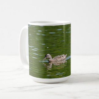 Enten in einem grünen See (2) Kaffeetasse