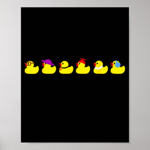 Enten In Einer Reihe Lustiger Wortwitz Dad Joke Sü Poster