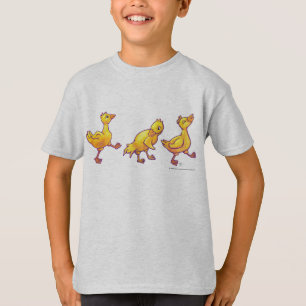 Enten in einer Reihe scherzt T - Shirt