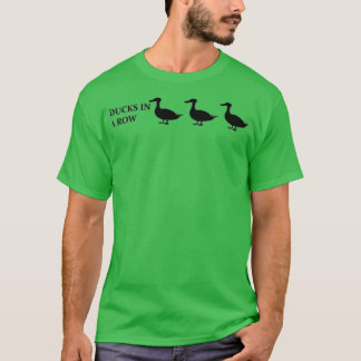 Enten in einer Reihe T-Shirt