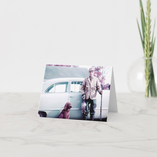 Enten-Jagd-Gruß-Karte Karte (Vorderseite)