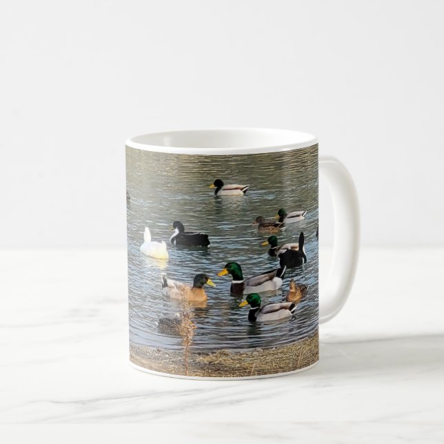 Enten Kaffeetasse (VorderseiteRechts)