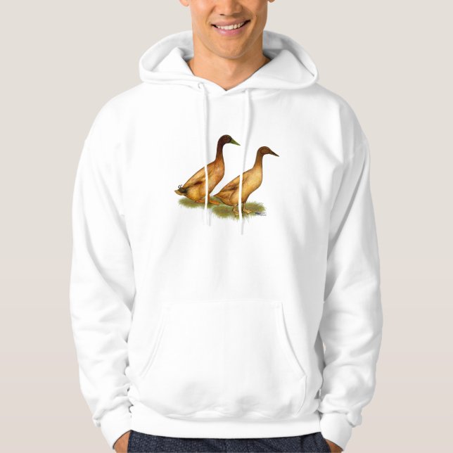 Enten:  Kakifarbiger Campbell Hoodie (Vorderseite)