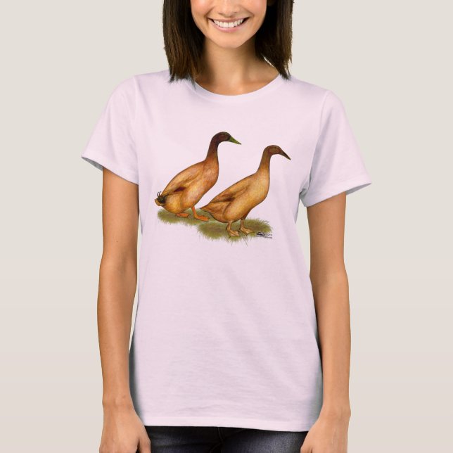 Enten:  Kakifarbiger Campbell T-Shirt (Vorderseite)