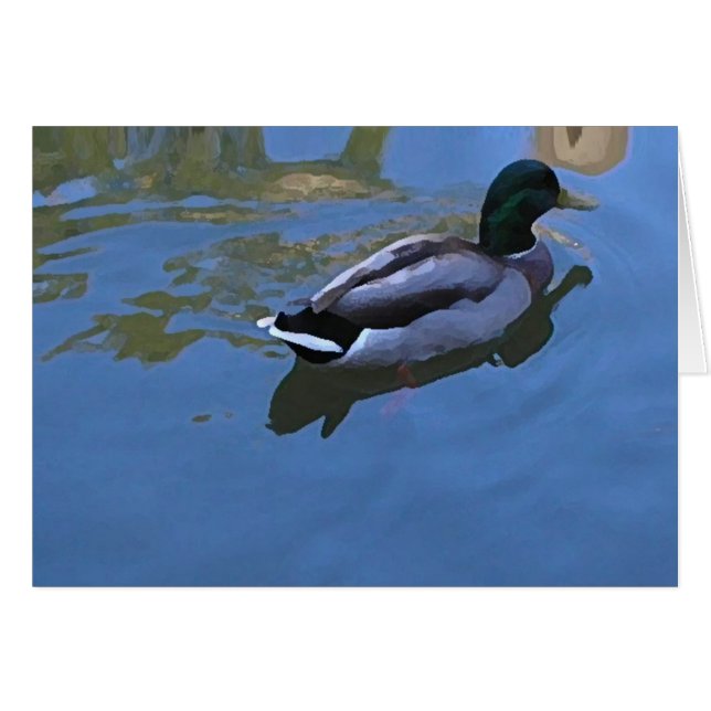 Enten-Karte (Vorderseite (Horizontal))